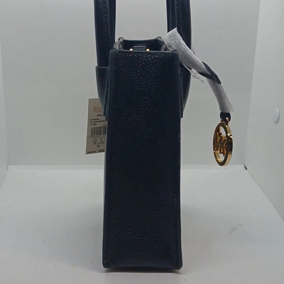 Michael Kors Mercer Black Extra-Small Leather Crossbody/Clutch Bag - Picture 5 of 9